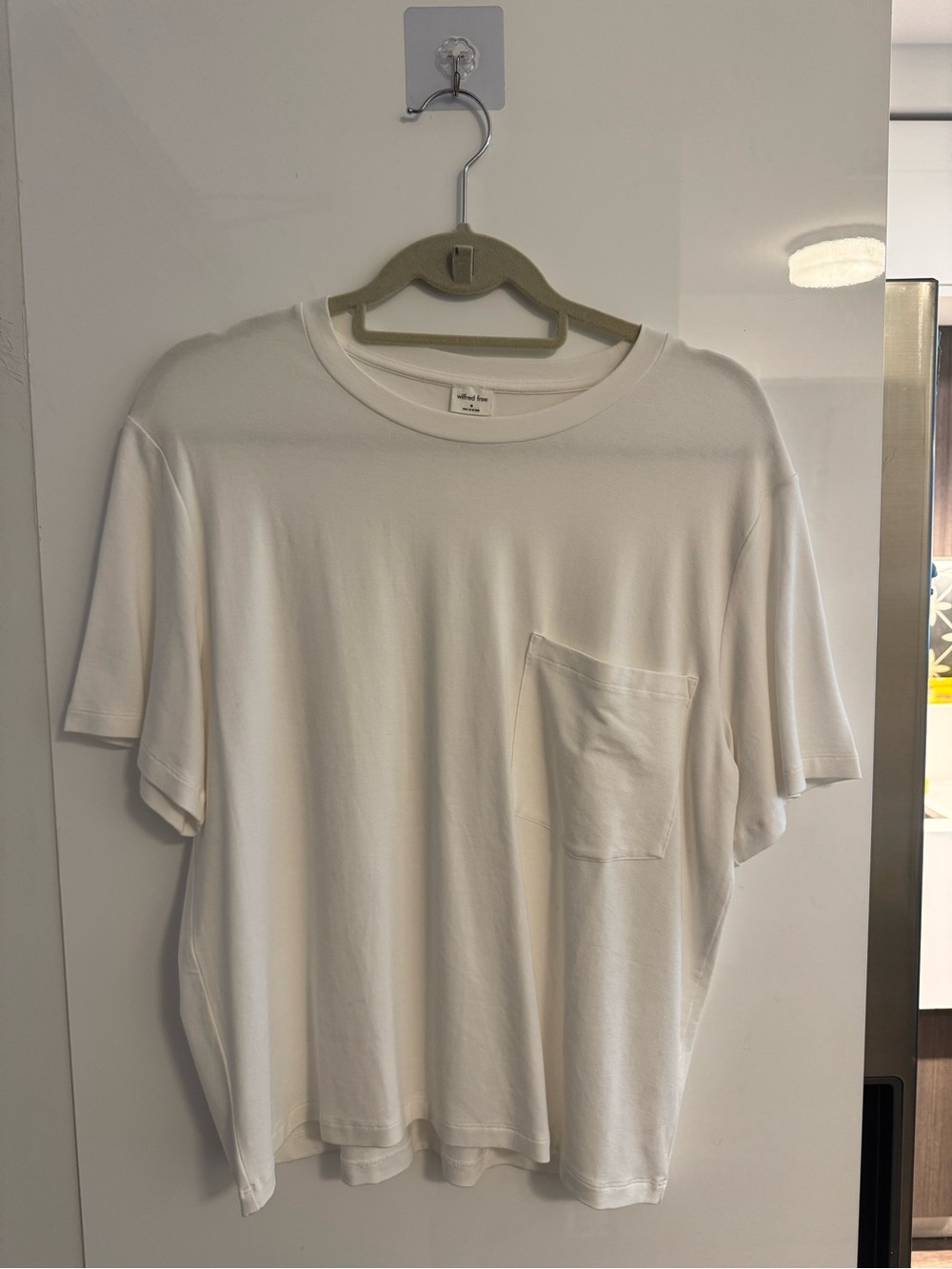 Wilfred Cream Short-Sleeve Pocket Tee